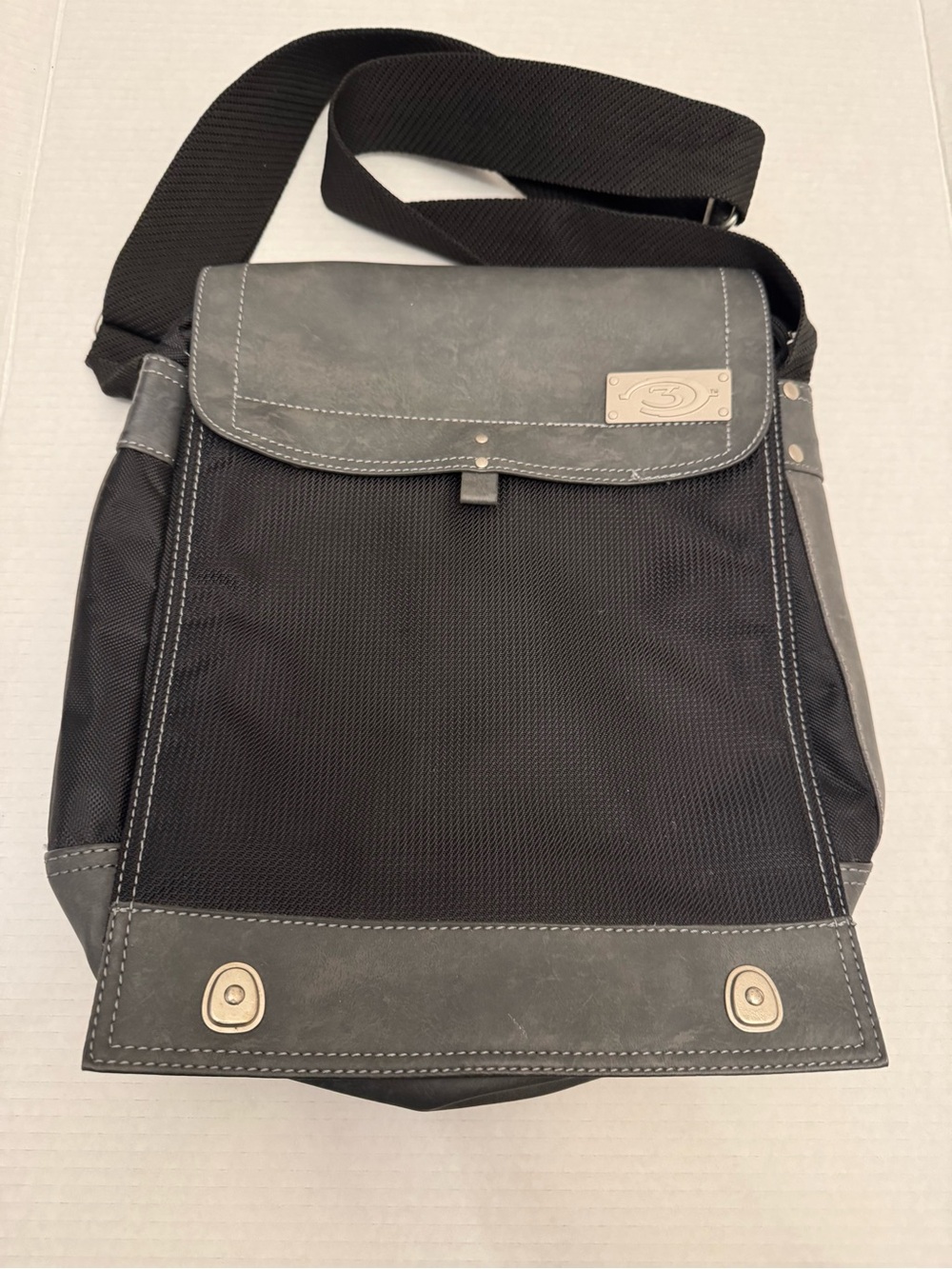 Halo 3 Black Crossbody Messenger Bag by
